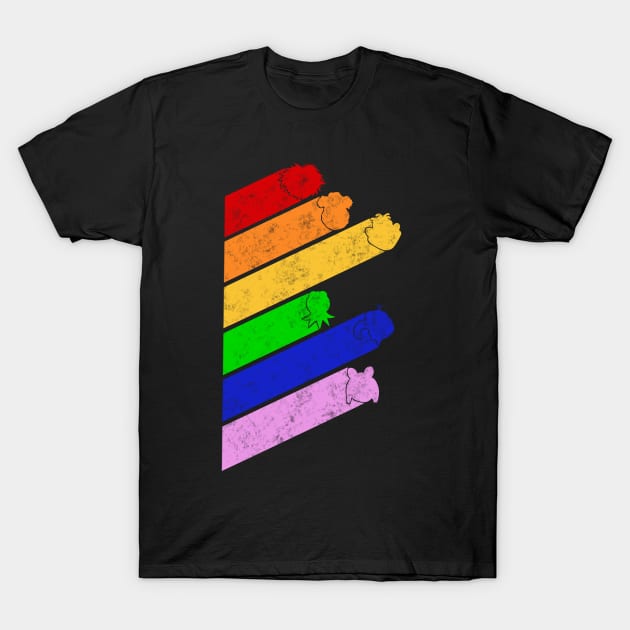 Muppets Rainbow T-Shirt by joefixit2